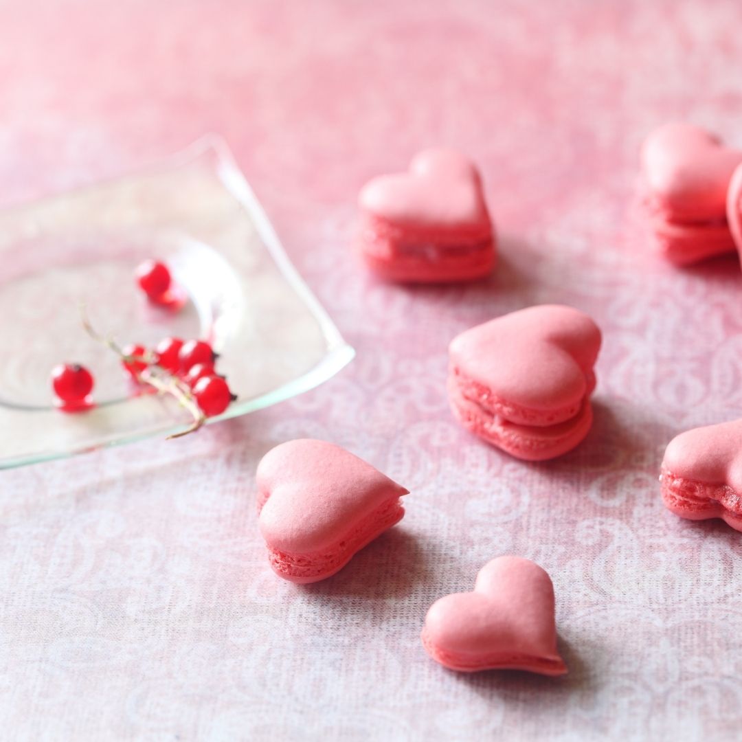 Macarons de corazón - Caja de 6 - Imagen 3