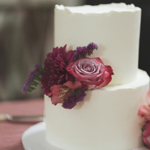 Tarta boda Romantic flowers